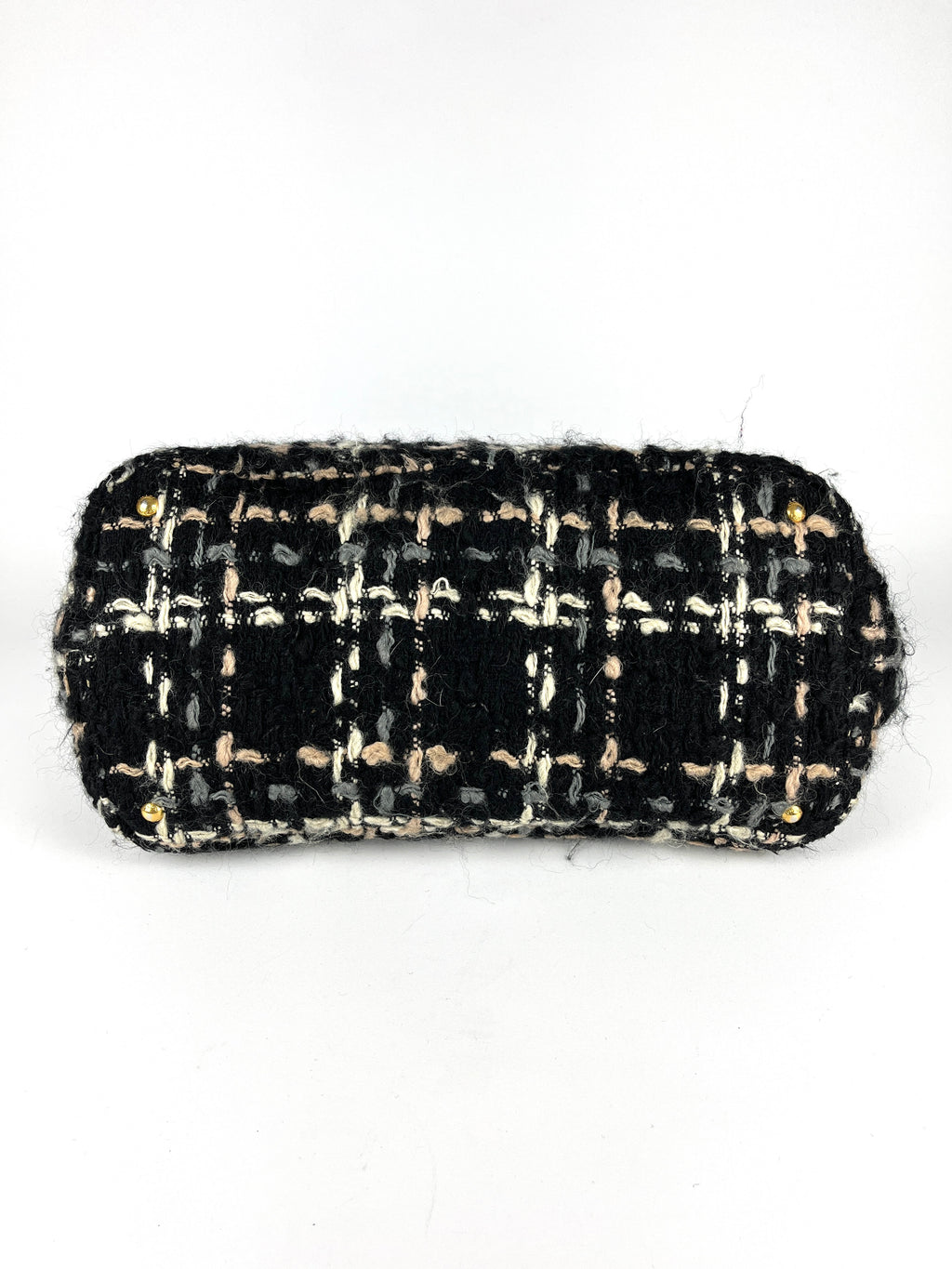 Prada Tweed Wool Travel Bag