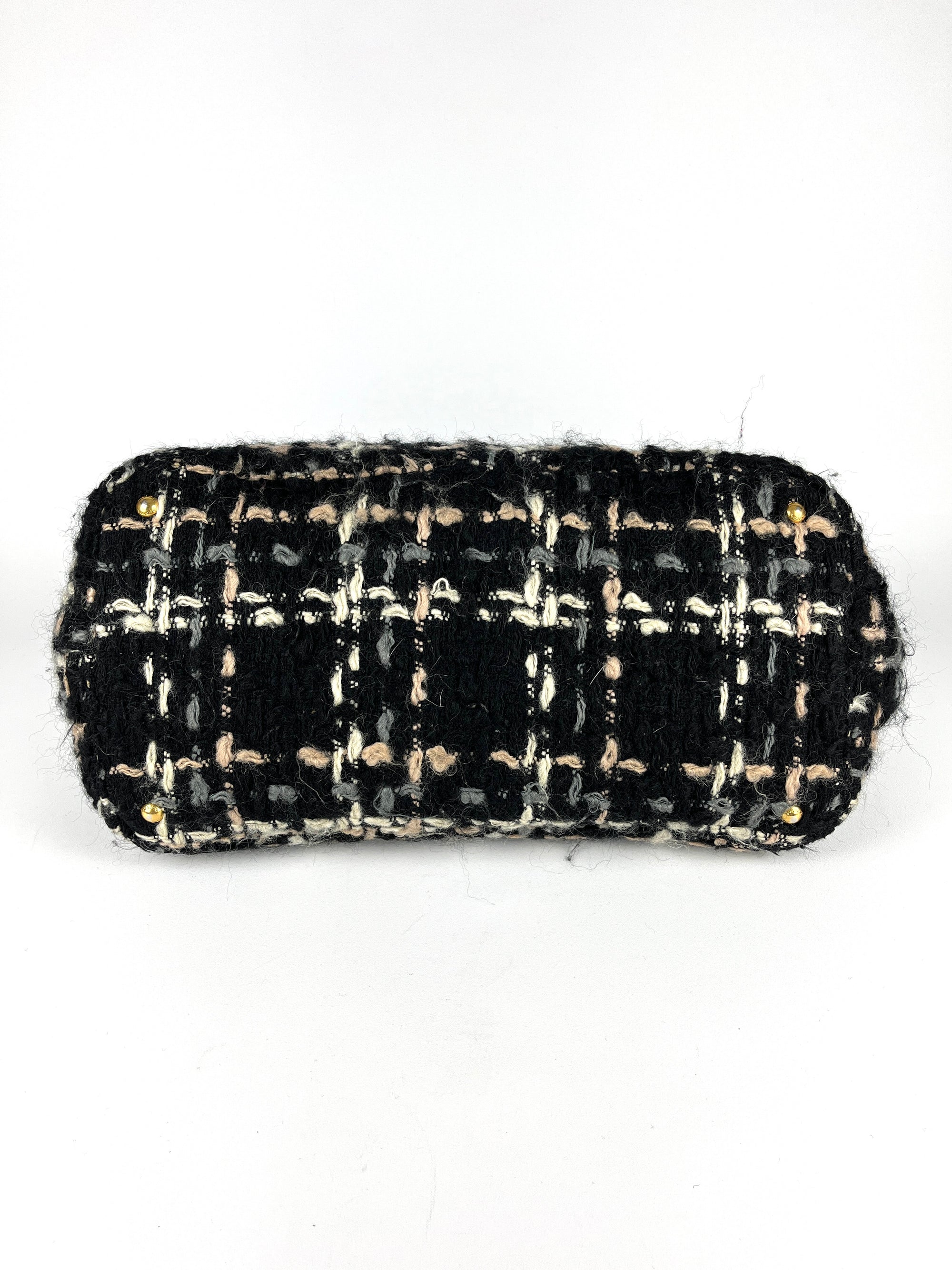 Prada Tweed Wool Travel Bag