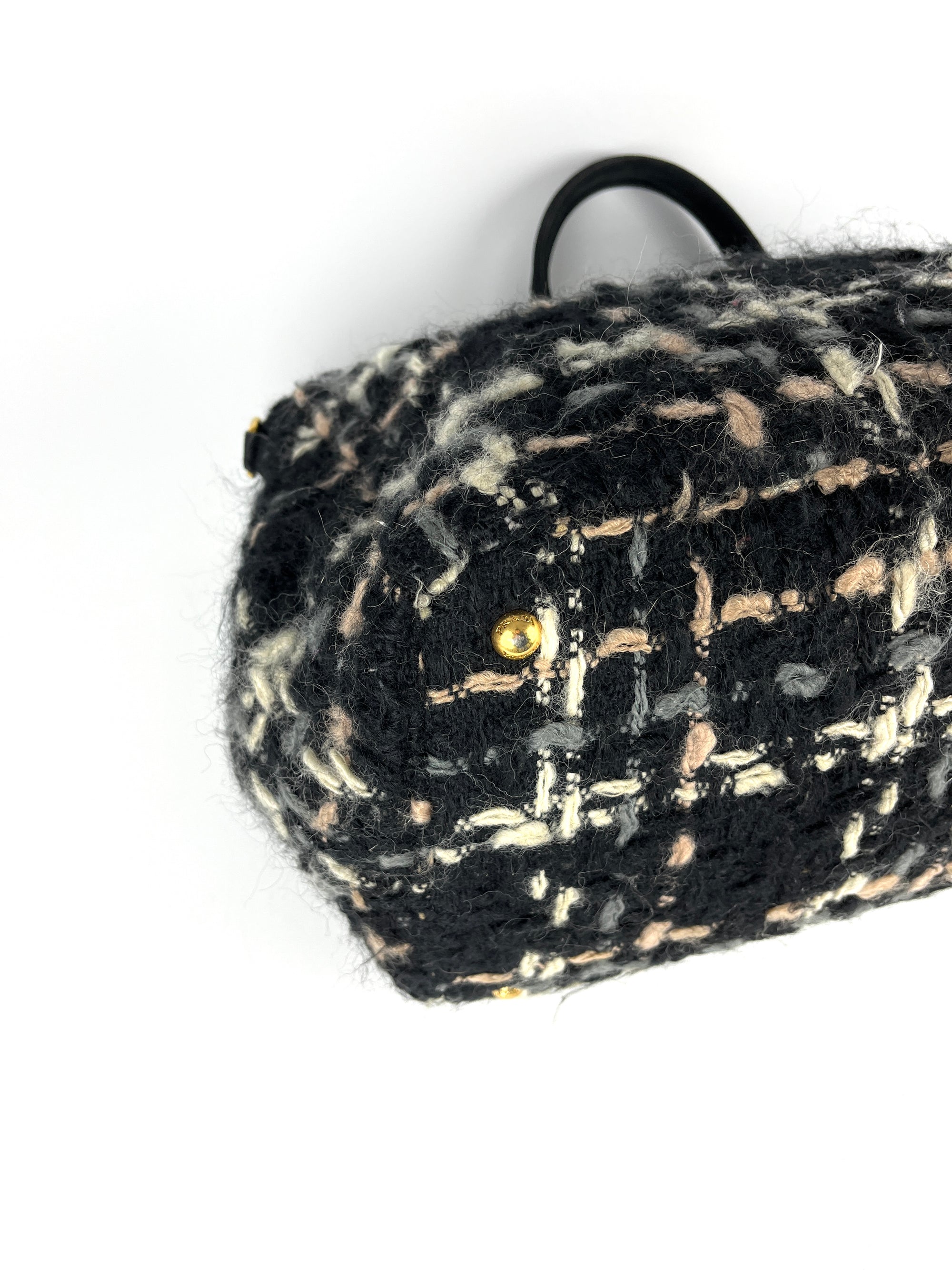 Prada Tweed Wool Travel Bag