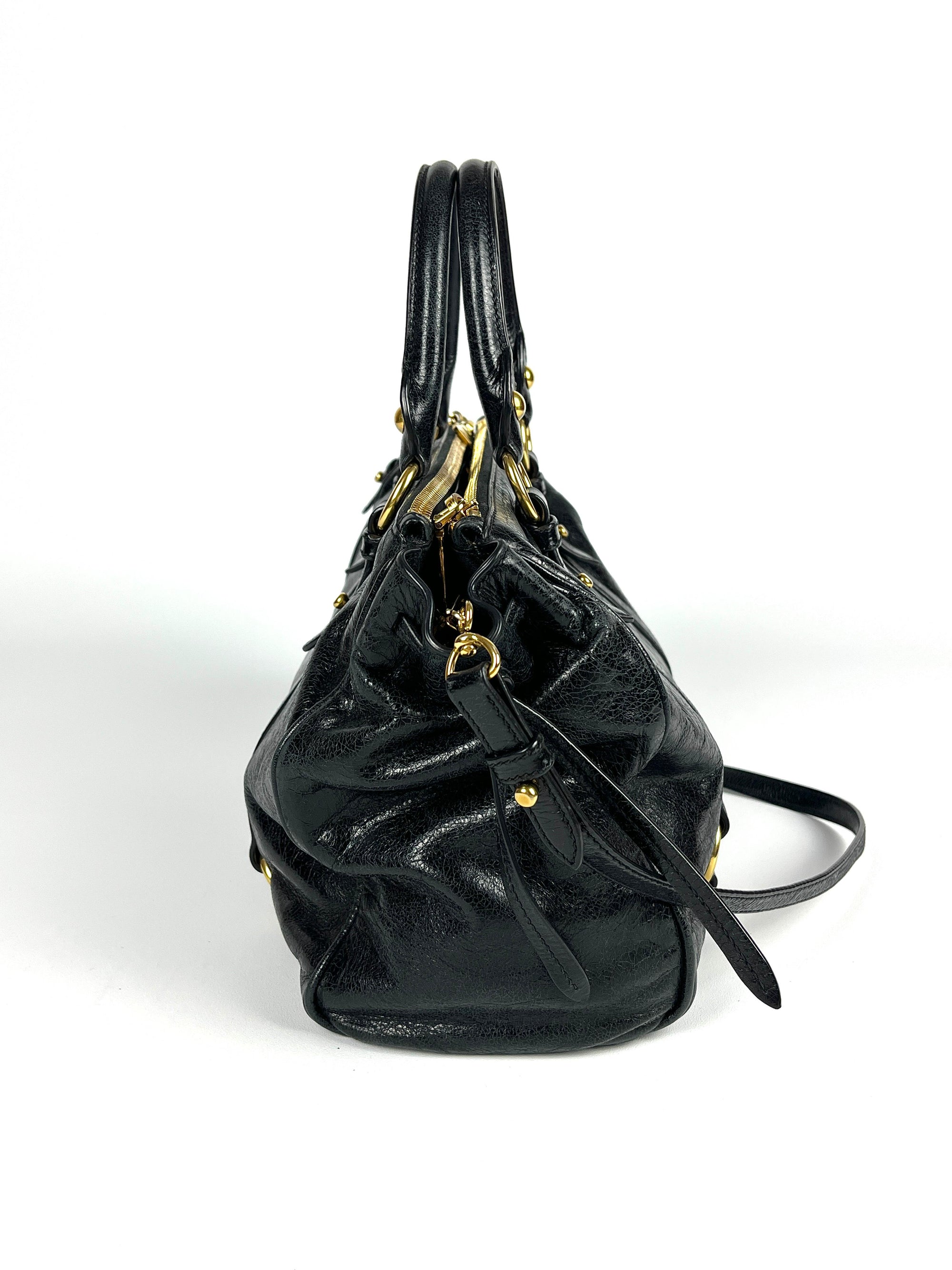 Miu Miu Vitello Lux Tote