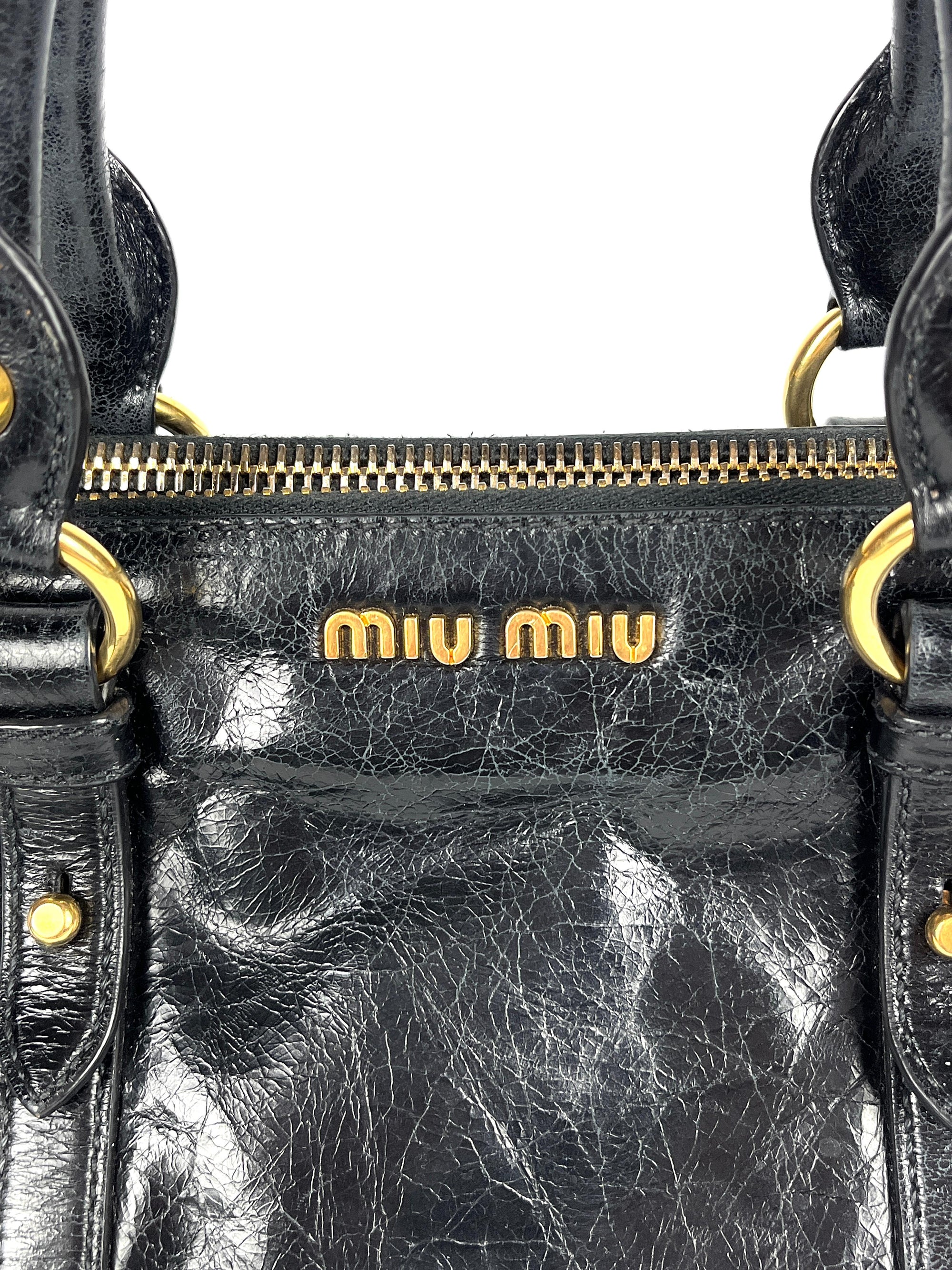 Miu Miu Vitello Lux Tote