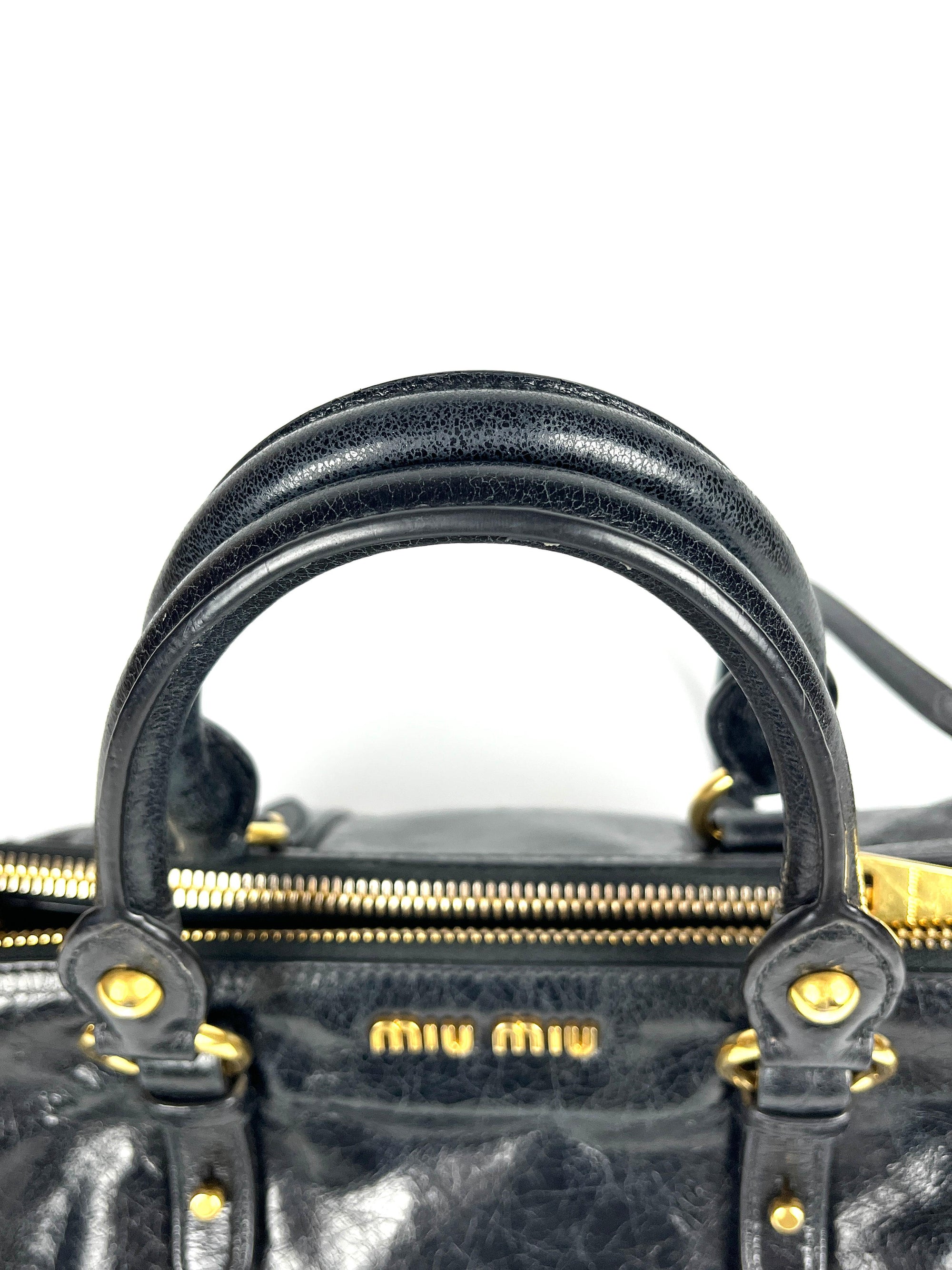 Miu Miu Vitello Lux Tote
