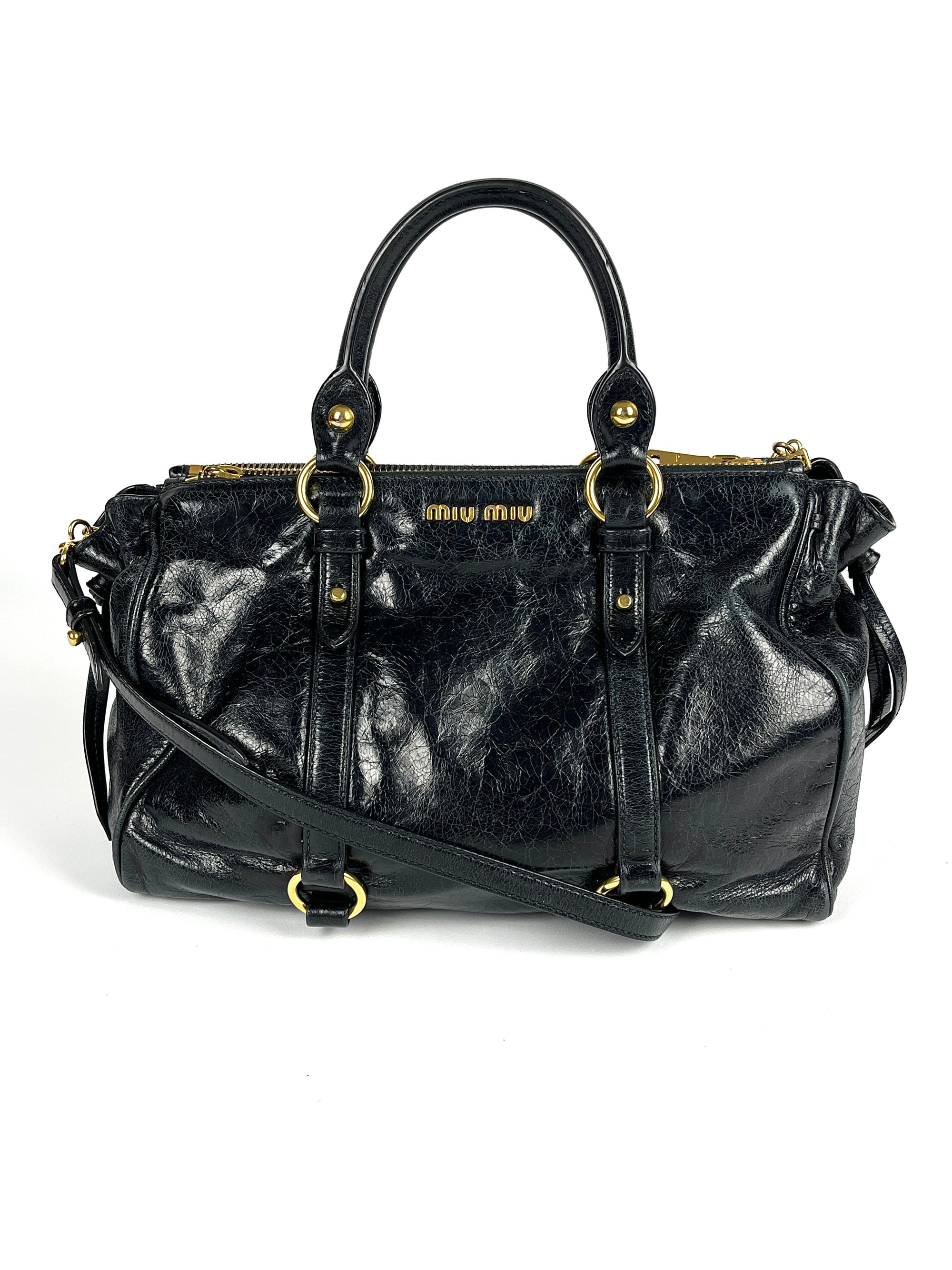 Miu Miu Vitello Lux Tote