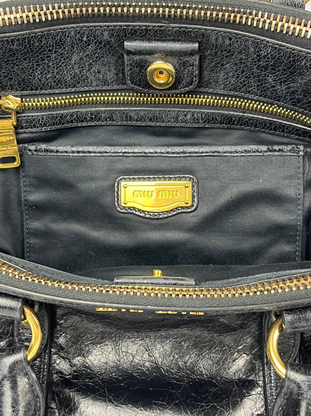 Miu Miu Vitello Lux Tote