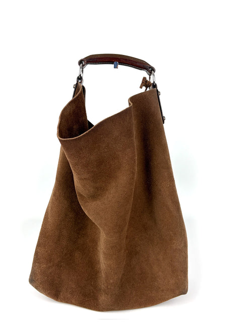 Balenciaga Suede Hobo