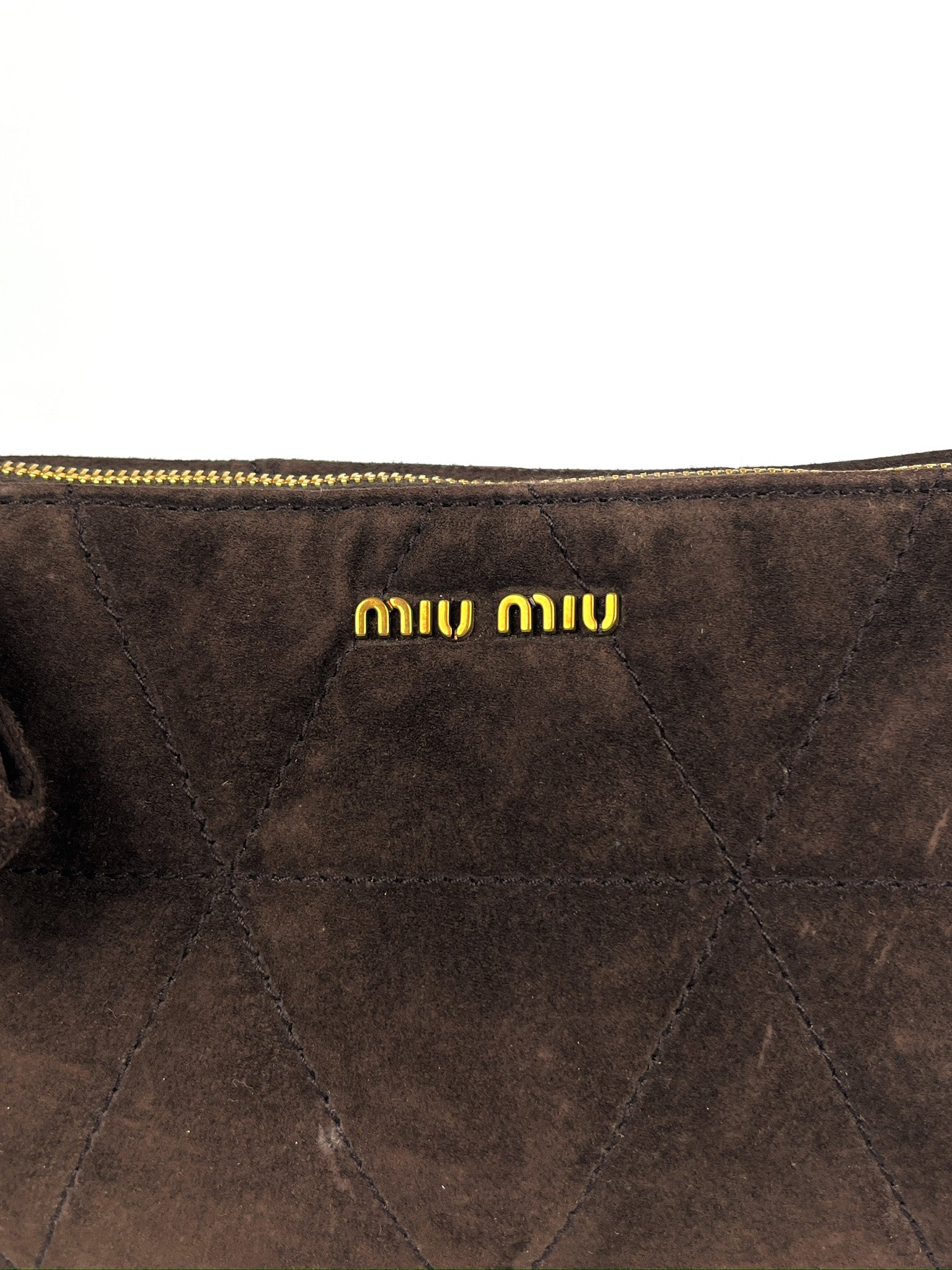 Miu Miu Suede Handbag