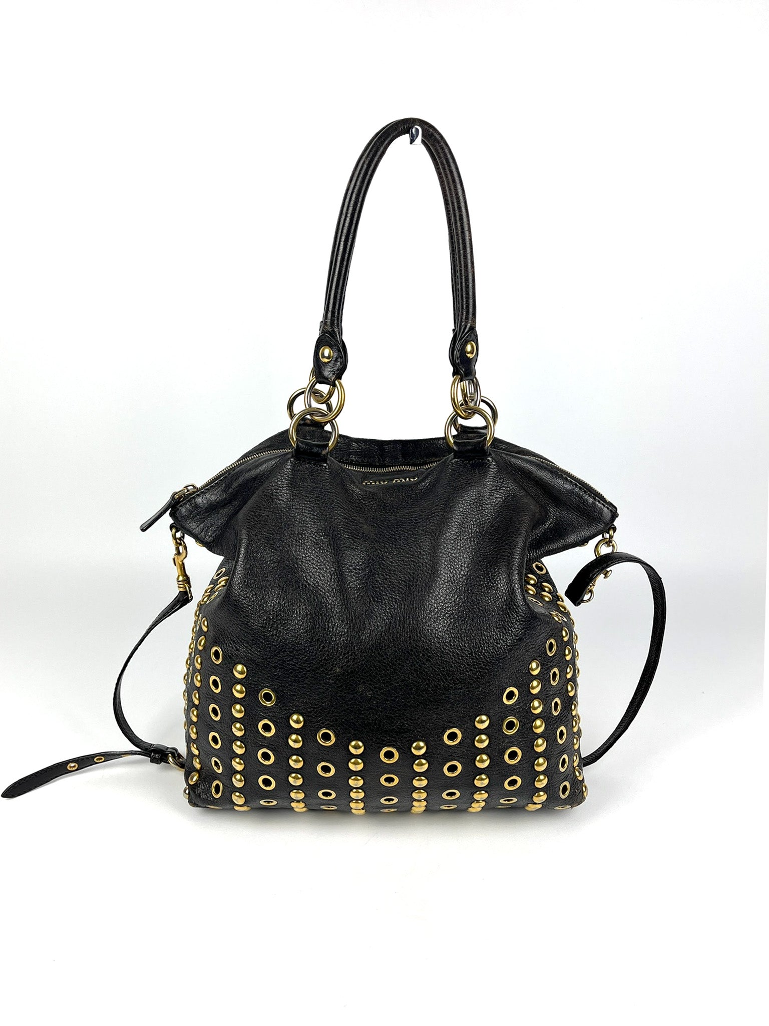 Miu Miu Studded Shopper