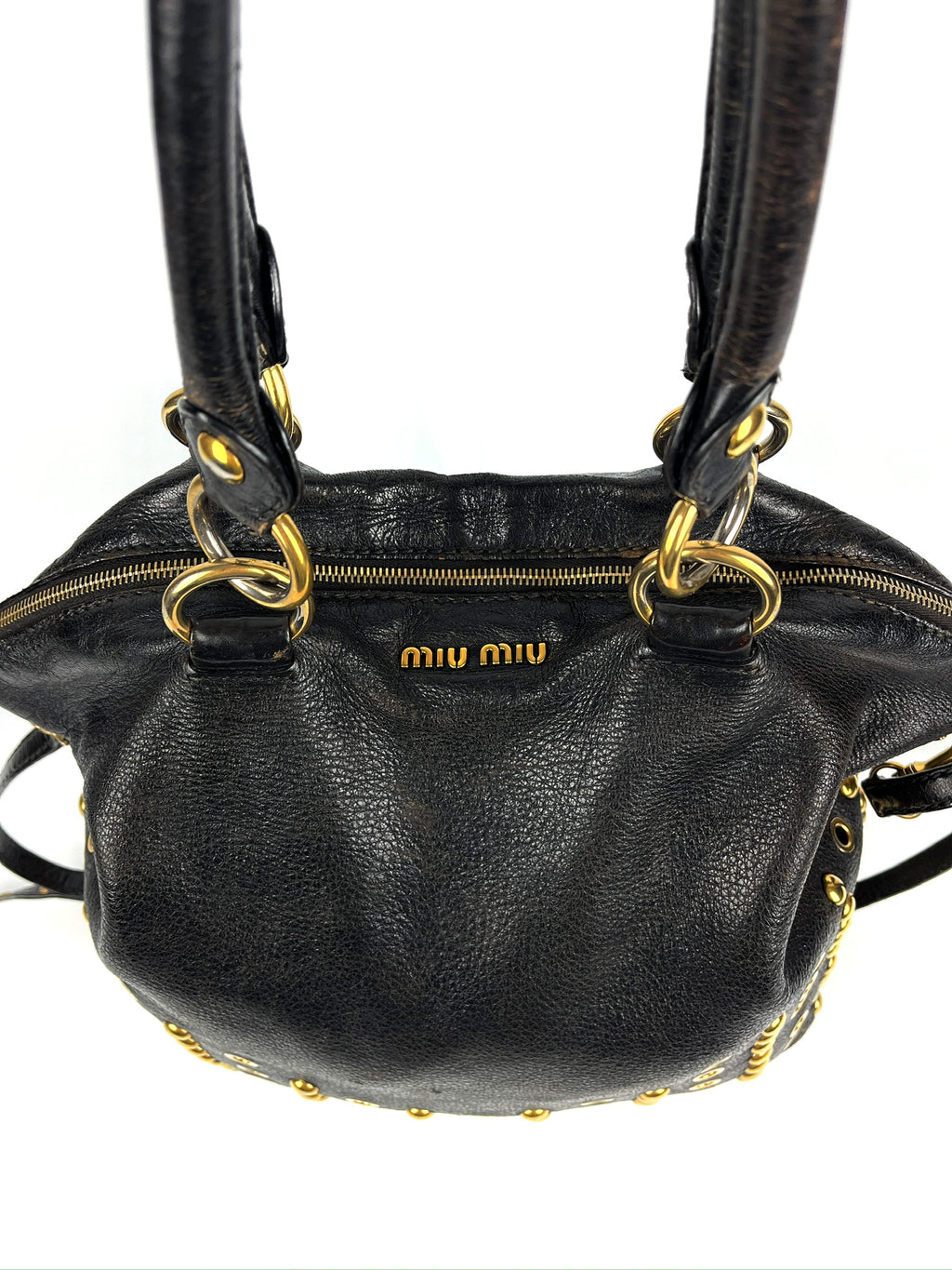 Miu Miu Studded Shopper